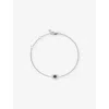 Monica Vinader Womens September Birthstone Sapphire And Sterling-silver Bracelet