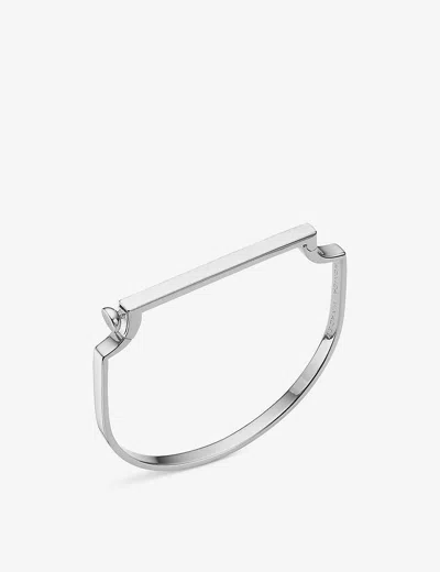 MONICA VINADER WOMENS MONICA VINADER SIGNATURE STERLING-SILVER BANGLE,67618935