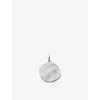 Monica Vinader Siren Small Pendant Charm In Metallic