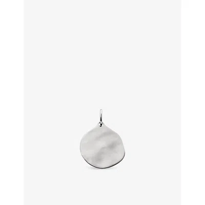 Monica Vinader Siren Small Pendant Charm In Metallic