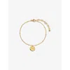 Monica Vinader Womens Siren Muse 18ct Yellow Gold-plated Vermeil Chain Bracelet