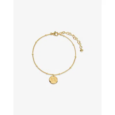 Monica Vinader Womens Siren Muse 18ct Yellow Gold-plated Vermeil Chain Bracelet