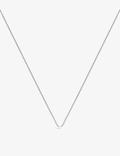 Monica Vinader Womens Sterling Silver Adjustable 15-17' Rolo Chain