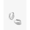 MONICA VINADER MONICA VINADER WOMEN'S STERLING SILVER WAVE MEDIUM STERLING-SILVER HOOP EARRINGS