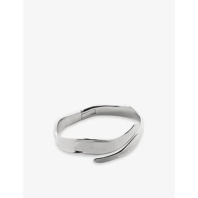 Monica Vinader Sterling Silver Wave Wrap Cuff