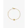 Monica Vinader Gold November Birthstone Chain Bracelet Citrine In Yellow Gold