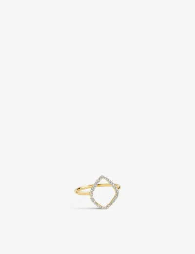 Monica Vinader Womens Yellow Gold Riva 18ct Yellow-gold Vermeil Plated Recycled Sterling-silver And