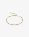 Monica Vinader Womens Yellow Gold Rope Recycled 18ct Yellow-gold Vermeil Plated Sterling-silver Chai In Yellow Gold