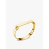 Monica Vinader Womens Yellow Gold Signature 18ct Yellow-gold Vermeil Bangle In Yellow Gold