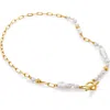 Monica Vinader X Amy Powney Keshi Pearl Necklace In Multi