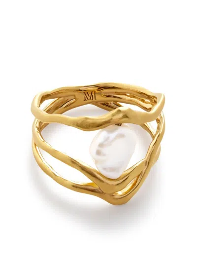 MONICA VINADER X AMY POWNEY KESHI-PEARL RING
