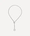 Monica Vinader X Doina Silver Lariat Necklace In Silver