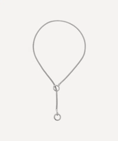 Monica Vinader X Doina Silver Lariat Necklace