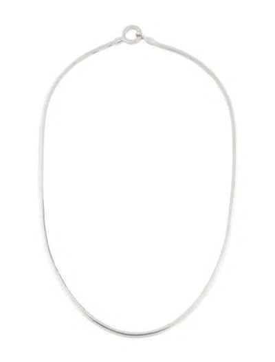 Pre-owned Monica Vinader X Doina Snake Chain Necklace, 17" In Multi