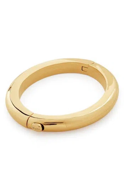 Monica Vinader Gold Kate Young Bangle In 18ct Gold Vermeil On Sterling