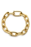 Monica Vinader X Kate Young Bold Link Bracelet In Gold
