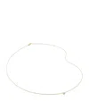 Monica Vinader Yellow Gold And Diamond Essentials Chain Necklace In Brown