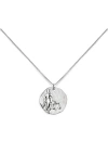 Monica Vinader Sterling Silver Libra Zodiac Chain Necklace In Metallic