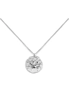 Monica Vinader Sterling Silver Sagittarius Zodiac Chain Necklace In Silver