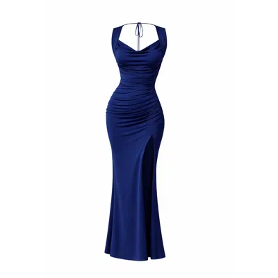 Monice London Women's Amari Maxi Dress - Navy Blue