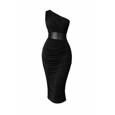 Monice London Women's Riri Midi Dress - Black