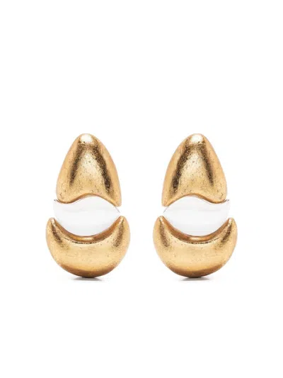 MONIES HAMU EARCLIPS,8166AG TRASPARENT GOLD