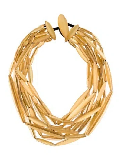 Pre-owned Monies Acrylic Bead Multistrand Necklace, 22", 22"