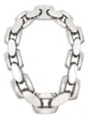 Monies Arashi Chain Necklace In Gray