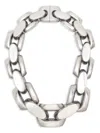 Monies Arashi Chain Necklace In Gray