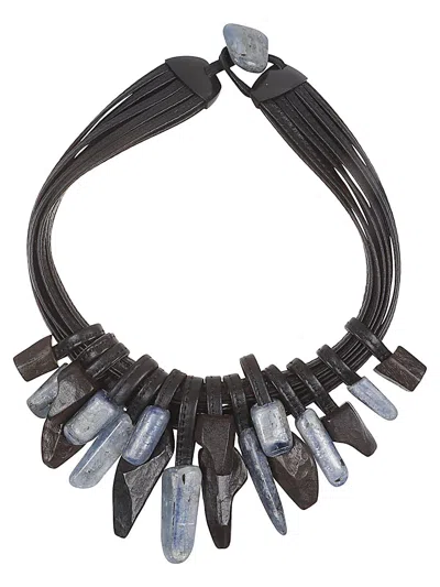 Monies Bijoux Grey In Black