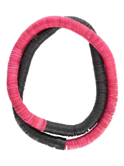 MONIES COLLANA,24708A BLACK ACACIA FUXIA