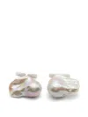 Monies M93 Baroque-pearl Cufflinks In Grey