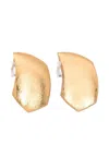 Monies Geaometric-shape Clip-on Earrings In Gold