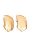 Monies Geaometric-shape Clip-on Earrings In Gold