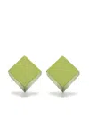 Monies Geometric Earrings In Green