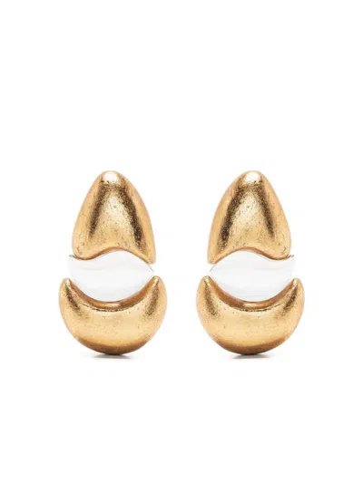 Monies Hamu Earclips Accessories In Beige