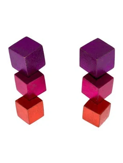 Pre-owned Monies Ignis Earrings