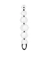Monies Nocte Transparent-design Oversized Necklace In White