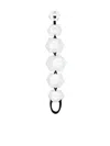 Monies Jocus Transparent-design Bead Bracelet In White