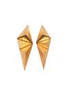 Monies Geometric Earrings In Gold