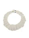 Michael Michael Kors Monies Necklace Bone Accessories In White