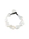 Monies Pearl-embellished Bracelet In White