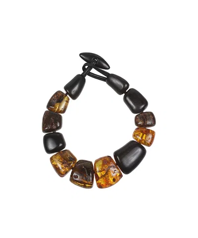 Monies Pendant Necklace In Black