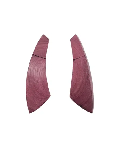 Monies Petraea Earrings In Burgundy