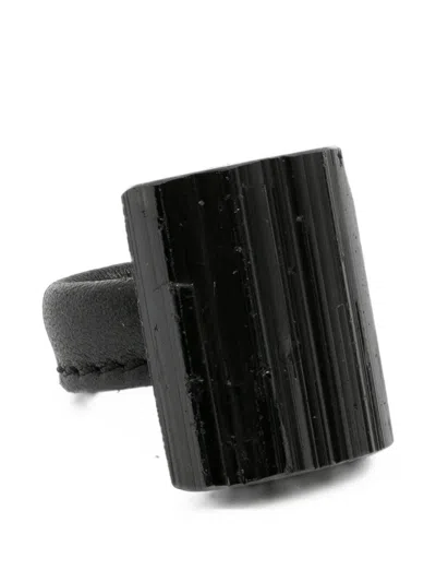 Monies Ring Black Band "noir Ring"