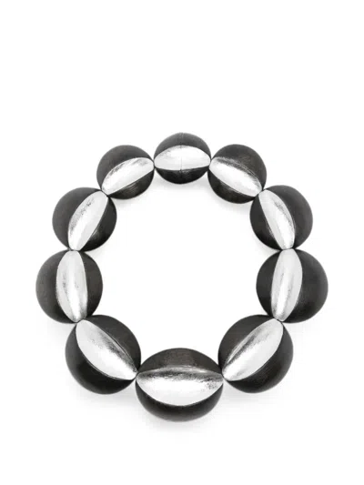 Monies Sava Disc-link Necklace In Pink