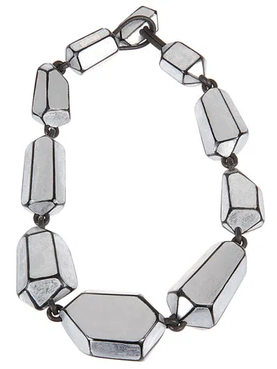 MONIES SILVER QUILL NECKLACE