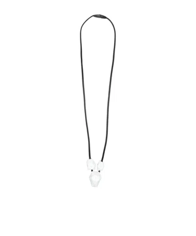 Monies Tempto Transparent-design Pendant In Metallic