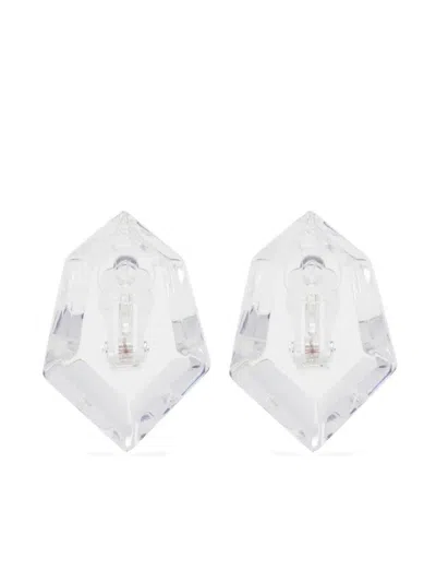 Monies Tira Earring In White