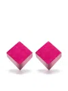 Monies Geometric Earrings In Pink